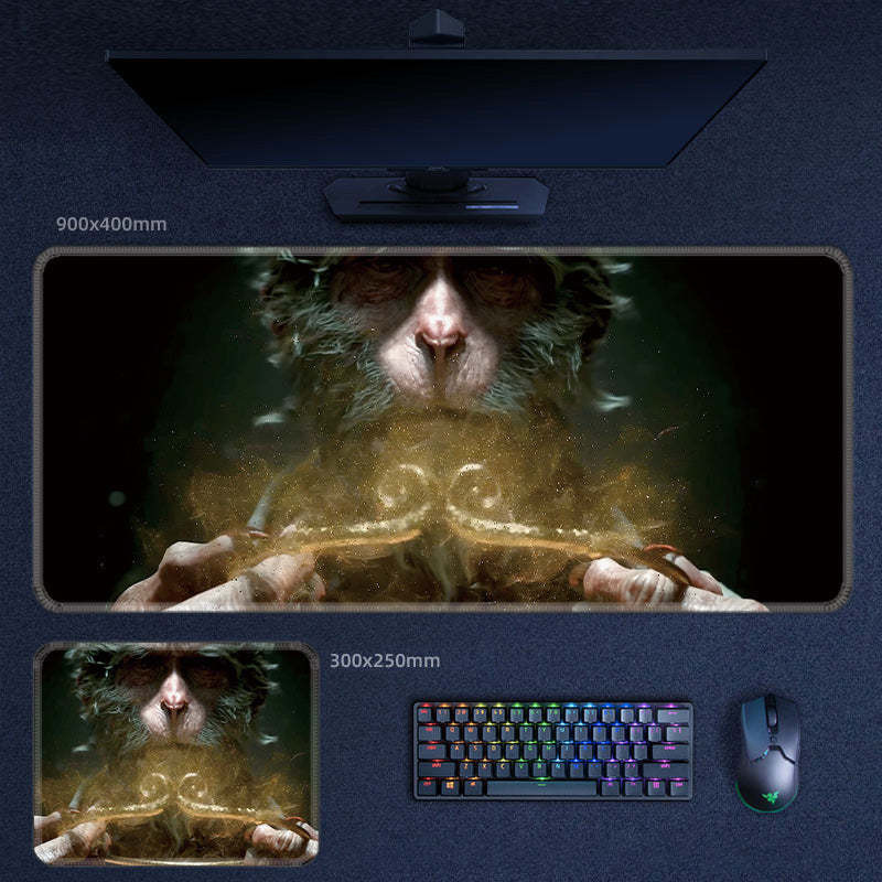 Black Myth Wukong Waterproof Mouse Pad Keyboard Pad Office Game 23 Patterns