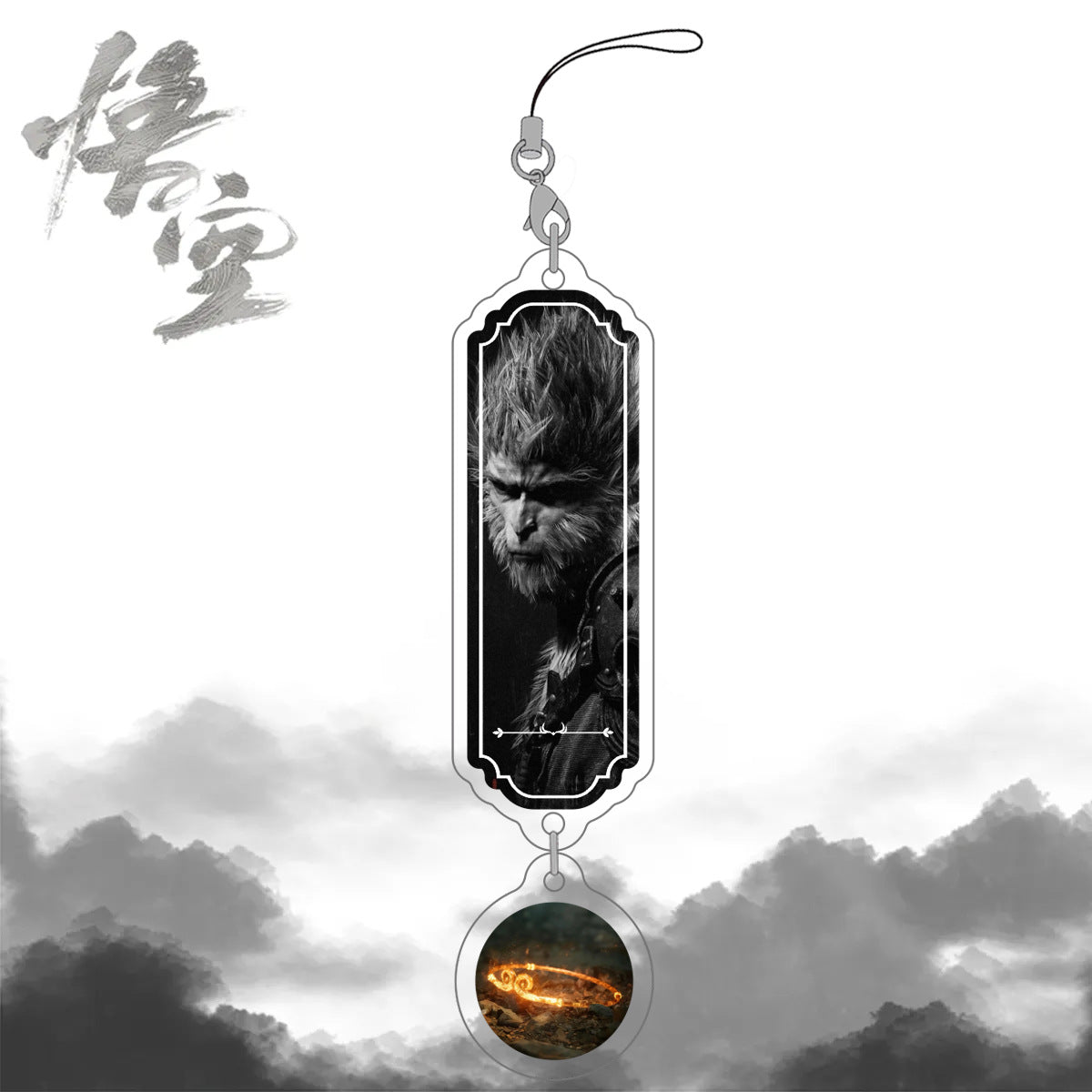 Black Myth Wukong Acrylic Bag/Phone Keychain Pendant