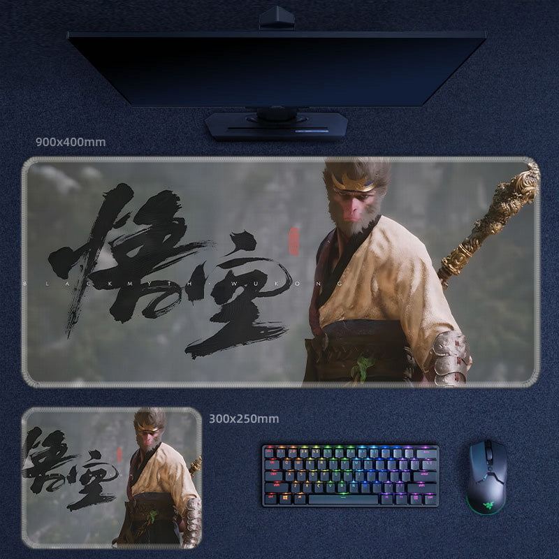 Black Myth Wukong Waterproof Mouse Pad Keyboard Pad Office Game 23 Patterns
