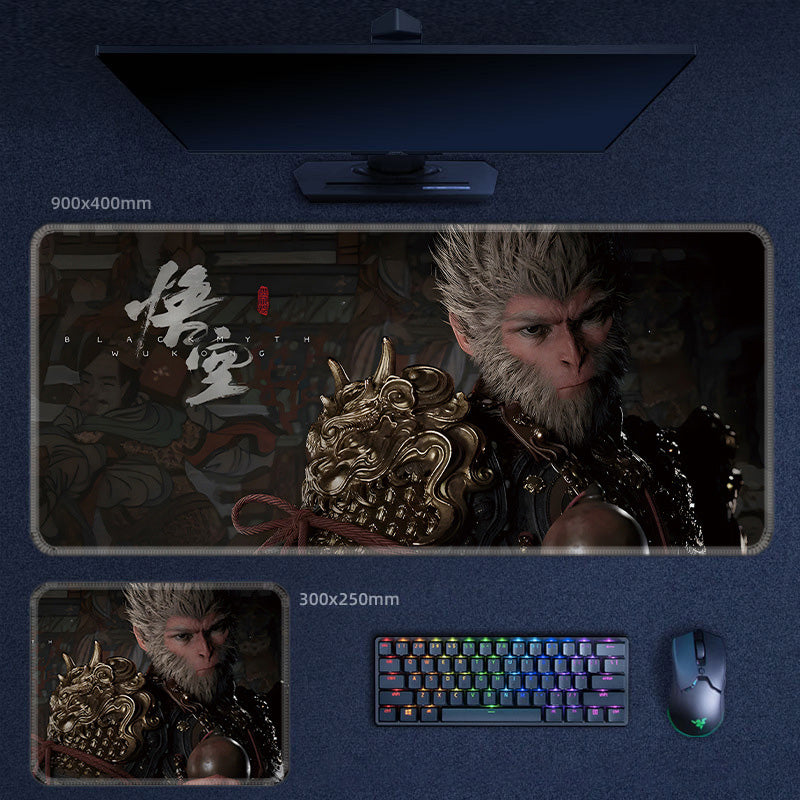 Black Myth Wukong Waterproof Mouse Pad Keyboard Pad Office Game 23 Patterns