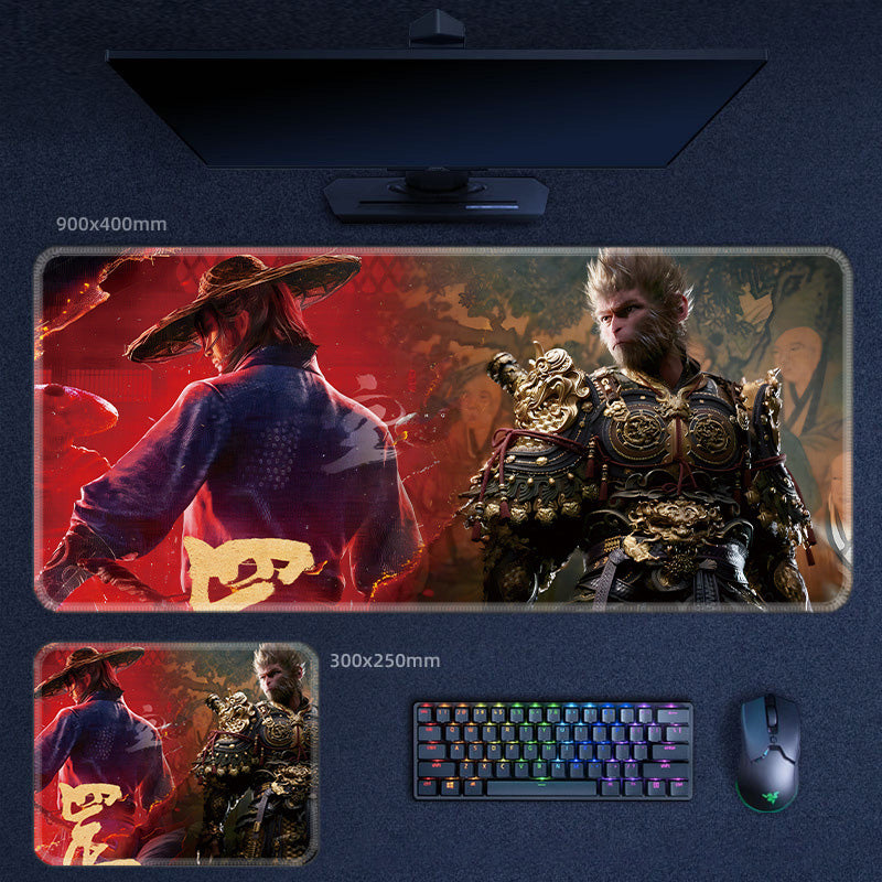 Black Myth Wukong Waterproof Mouse Pad Keyboard Pad Office Game 23 Patterns