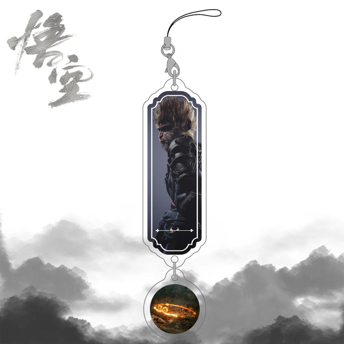Black Myth Wukong Acrylic Bag/Phone Keychain Pendant