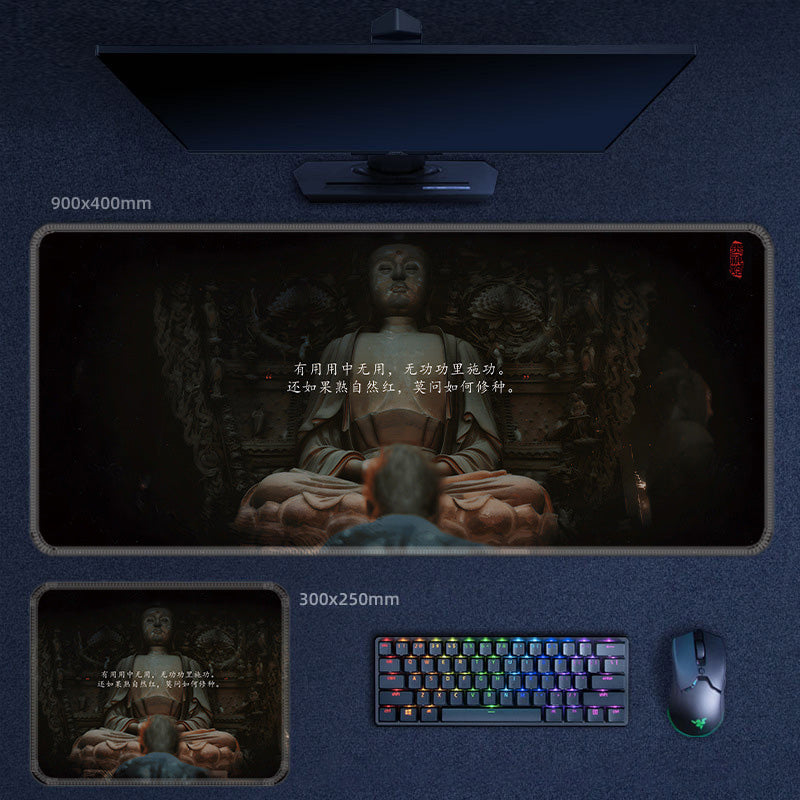 Black Myth Wukong Waterproof Mouse Pad Keyboard Pad Office Game 23 Patterns