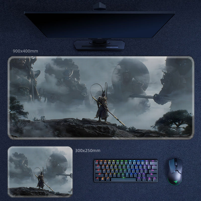 Black Myth Wukong Waterproof Mouse Pad Keyboard Pad Office Game 23 Patterns