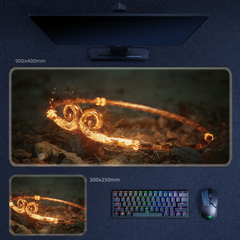 Black Myth Wukong Waterproof Mouse Pad Keyboard Pad Office Game 23 Patterns