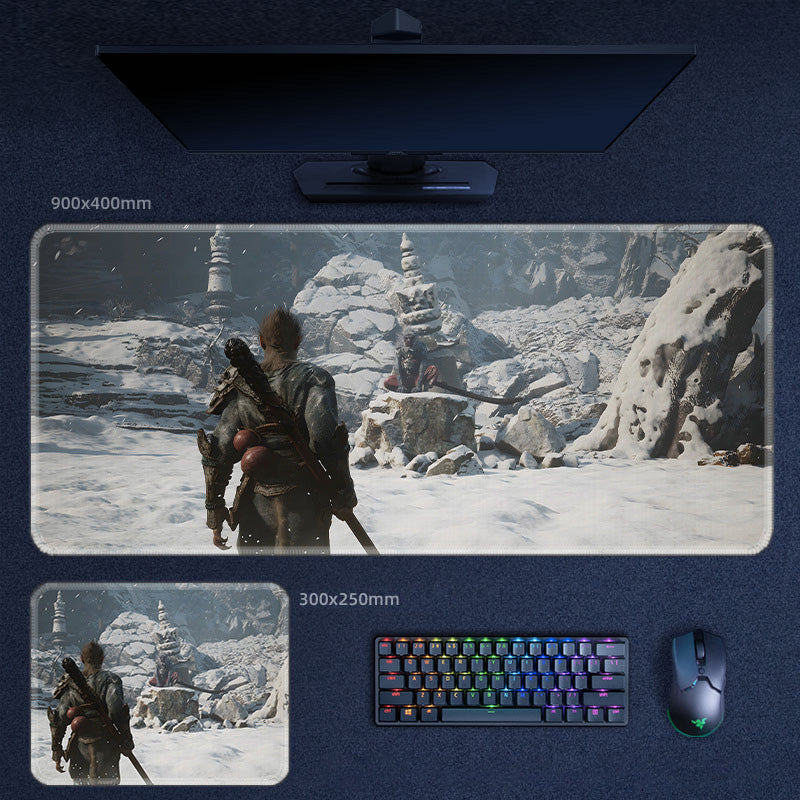 Black Myth Wukong Waterproof Mouse Pad Keyboard Pad Office Game 23 Patterns