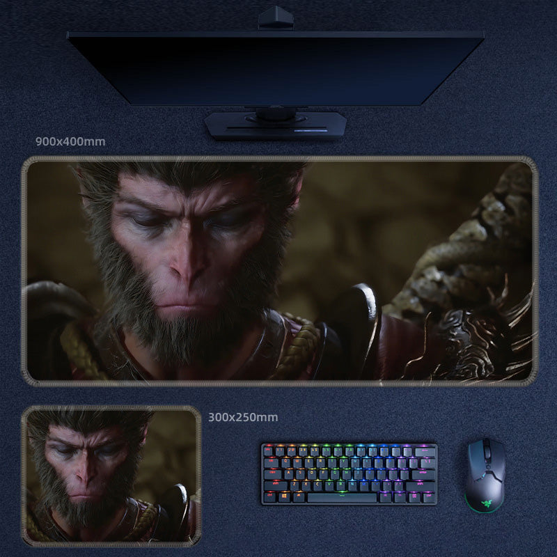 Black Myth Wukong Waterproof Mouse Pad Keyboard Pad Office Game 23 Patterns