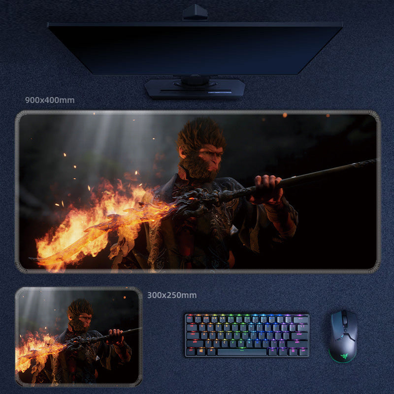 Black Myth Wukong Waterproof Mouse Pad Keyboard Pad Office Game 23 Patterns