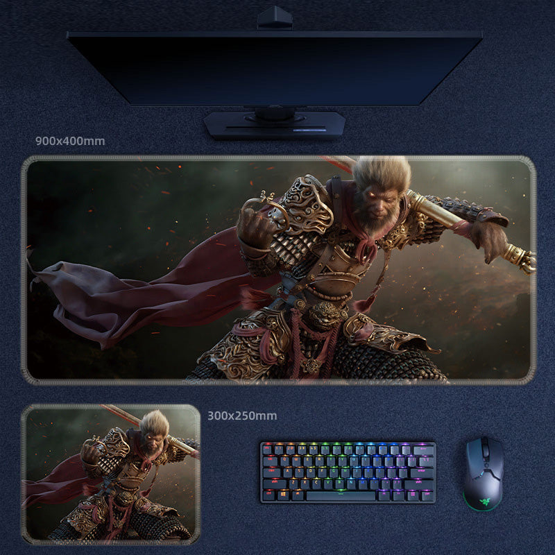 Black Myth Wukong Waterproof Mouse Pad Keyboard Pad Office Game 23 Patterns